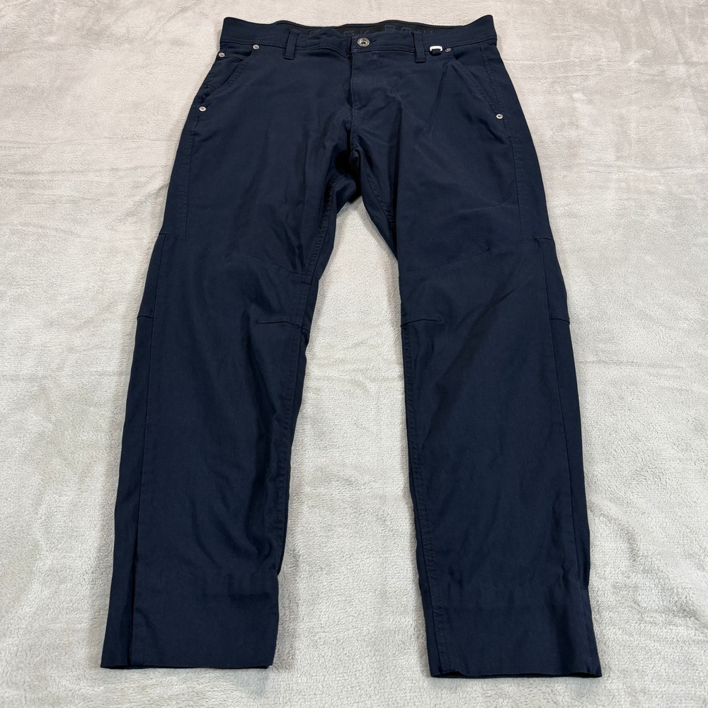 Projek Raw Mens 33x27 Navy Blue Tech Chino Stretch Pants 144107 Articulated EUC